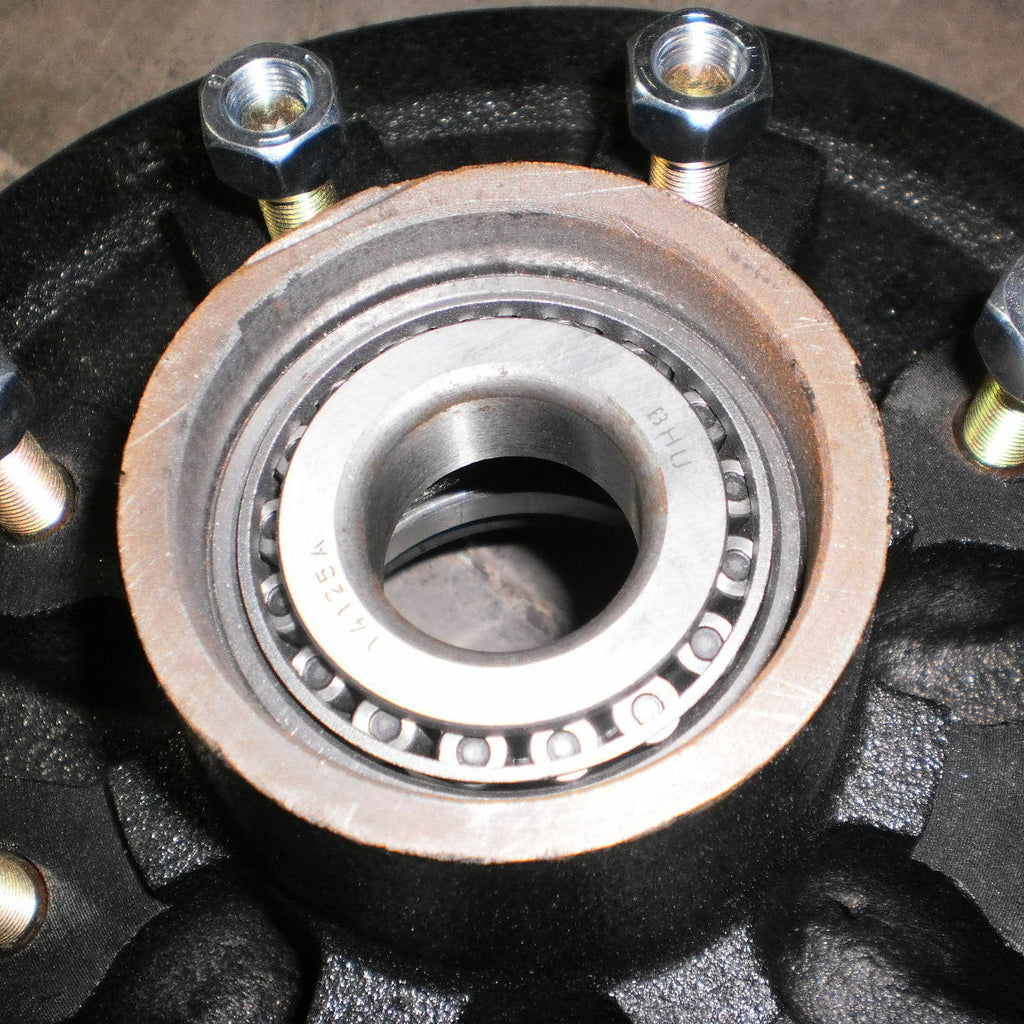 Add Brakes & Hub/Drum Kit – 7,000 lb Trailer Axle – 12" x 2" Electric Brakes – 8 on 6.5" – 1/2"-20 Studs (92865-B-IMP)