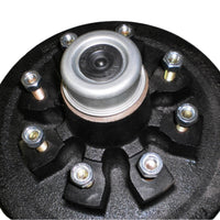 Add Brakes & Hub/Drum Kit – 7,000 lb Trailer Axle – 12" x 2" Electric Brakes – 8 on 6.5" – 1/2"-20 Studs (92865-B-IMP)