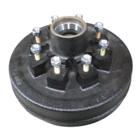 Add Brakes & Hub/Drum Kit – 7,000 lb Trailer Axle – 12" x 2" Electric Brakes – 8 on 6.5" – 1/2"-20 Studs (92865-B-IMP)