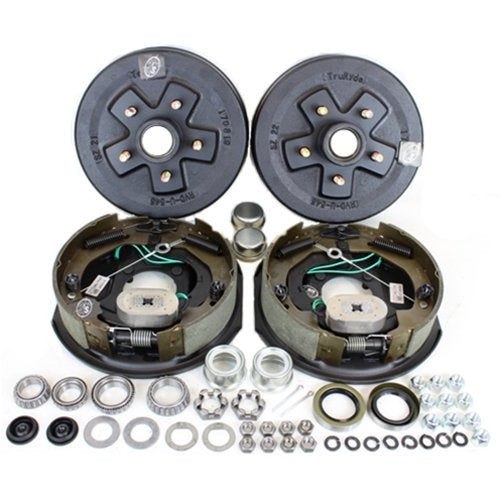 3500# Trailer Axle Self-Adjusting 10" Electric Brake Kit 5x4.5 Bolt Circle fits Dexter (94545-B-FSA-IMP-K1)