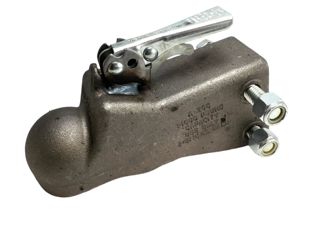 RAW Fulton Bulldog 2-5/16 Ball Coupler Trailer Hitch Channel Adjustable (A256CL1660-KIT)