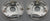 Pair - 10" Hydraulic Dacromet Coated 3500# Free Backing Plate Trailer Brakes (AKFBBRK-35-PAIR-DACRO)