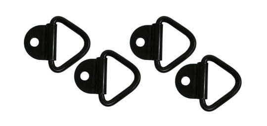 3/8" Bolt On D Ring, 1 Hole, 2.4K Rated (Multipack of 4) (B21-4)