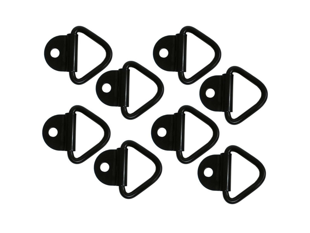 3/8" Bolt On D Ring, 1 Hole, 2.4K Rated (Multipack of 8) (B21-8)