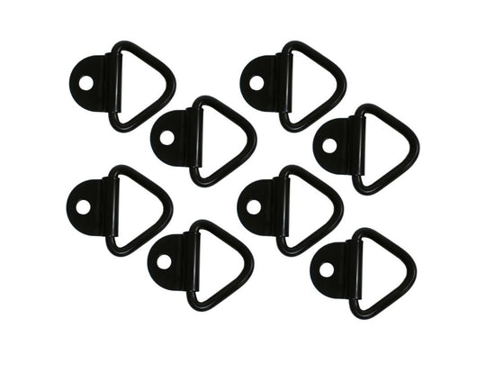 3/8" Bolt On D Ring, 1 Hole, 2.4K Rated (Multipack of 8) (B21-8)