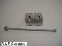Trailer Cargo Door Hold Back Catch Camper 10" grey DHB-10G