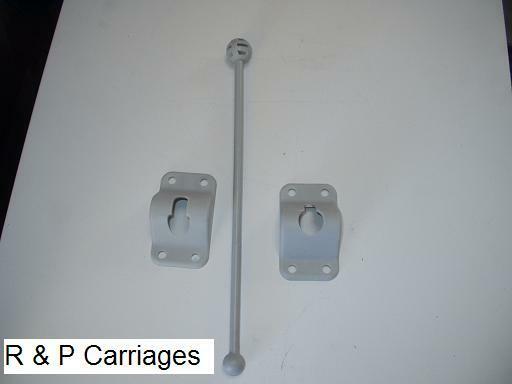 Trailer Cargo Door Hold Back Catch Camper 10" grey DHB-10G