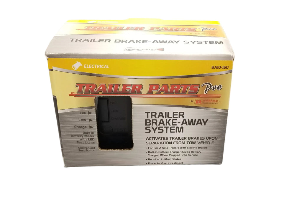 Engager Trailer Break Away W/ LED Brake Battery Switch Charger (BA10-150)