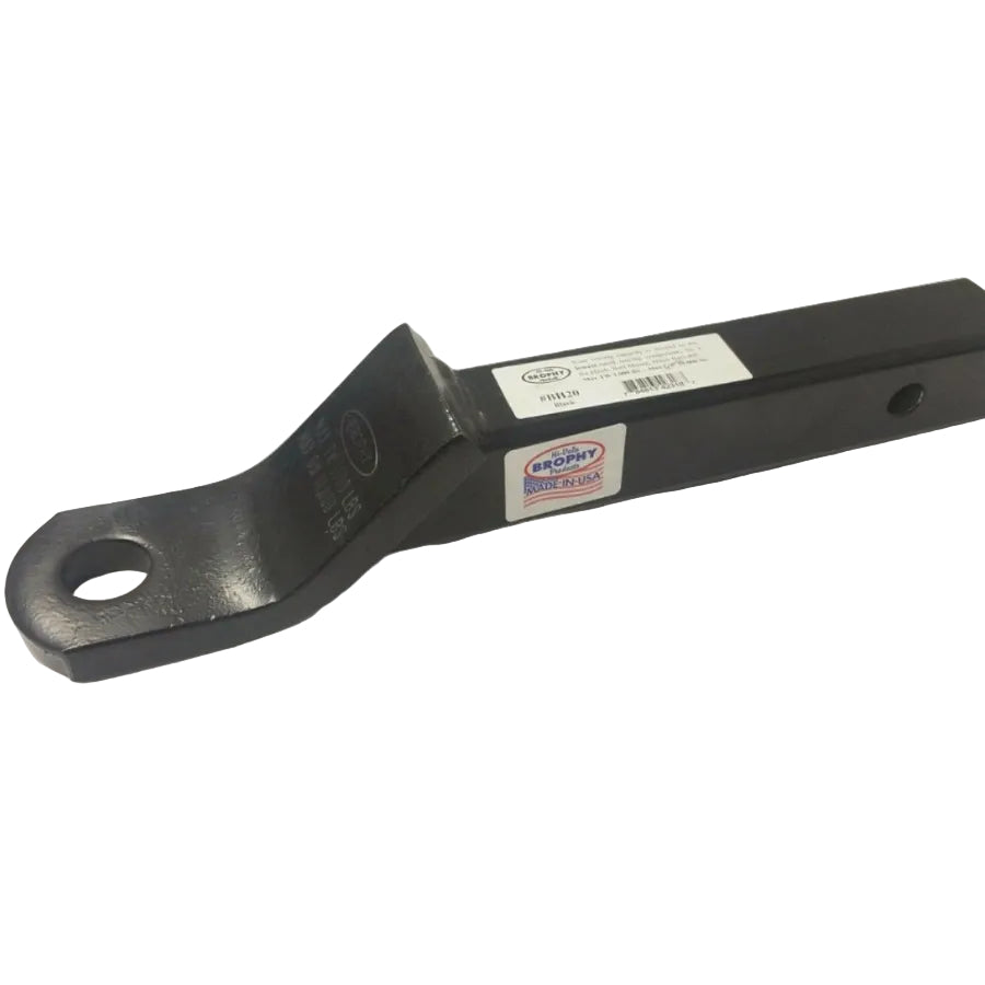 Brophy Solid 2" Shank Ball Mount – 2" Drop / 0.75" Rise, 1.25" Ball Hole, 10K Rated, 13.25" Long (BH20)