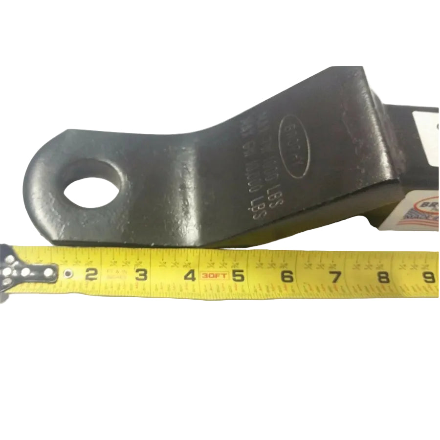 Brophy Solid 2" Shank Ball Mount – 2" Drop / 0.75" Rise, 1.25" Ball Hole, 10K Rated, 13.25" Long (BH20)