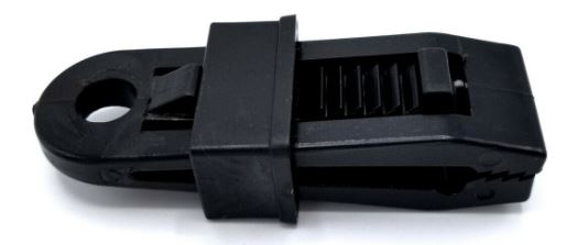 4 - Reese Tie Down Tarp Clips w/Easy Adjust Button 9429400 Canopy Tarp Cover (9429400-LOT OF 4)