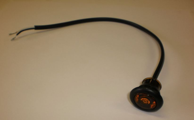 TecNiq 3/4 Mini Amber LED Light Hot Spot Truck Trailer Jeep USA (S33-AA09-1)