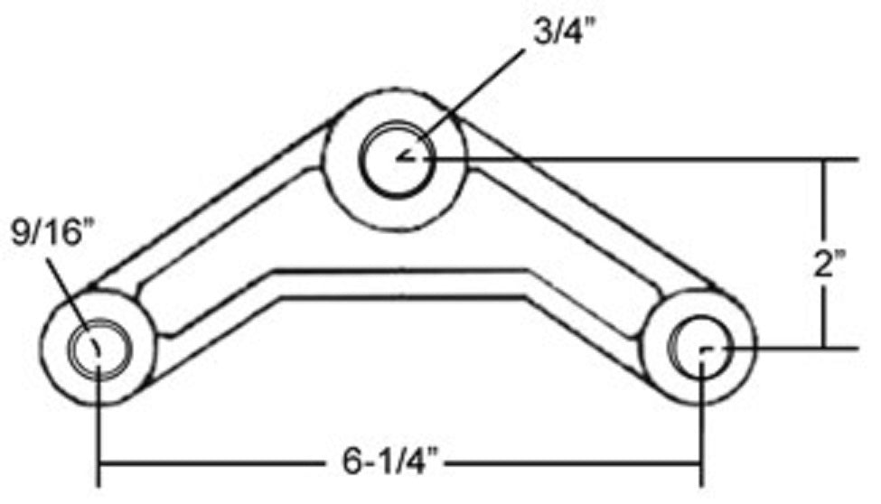 Greaseable Tandem Axle Trailer Suspension Rebuild Kit Wet 3/4 Center bolt EQ 458 3.125 Shackle Straps (SRK-TA-WB-458-3125)