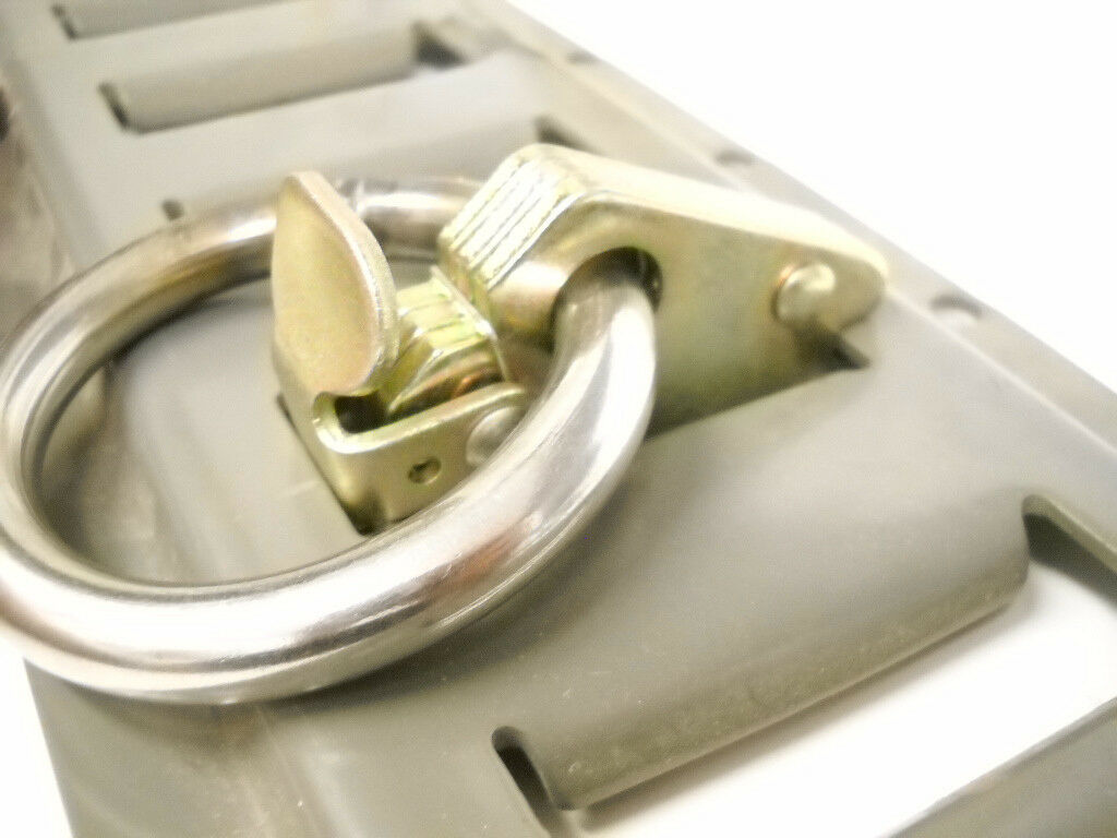 Brophy Zinc-Plated 3/8" O-Ring Trailer Tie-Down Fitting for E-Track 5,500 lb (ETR6)