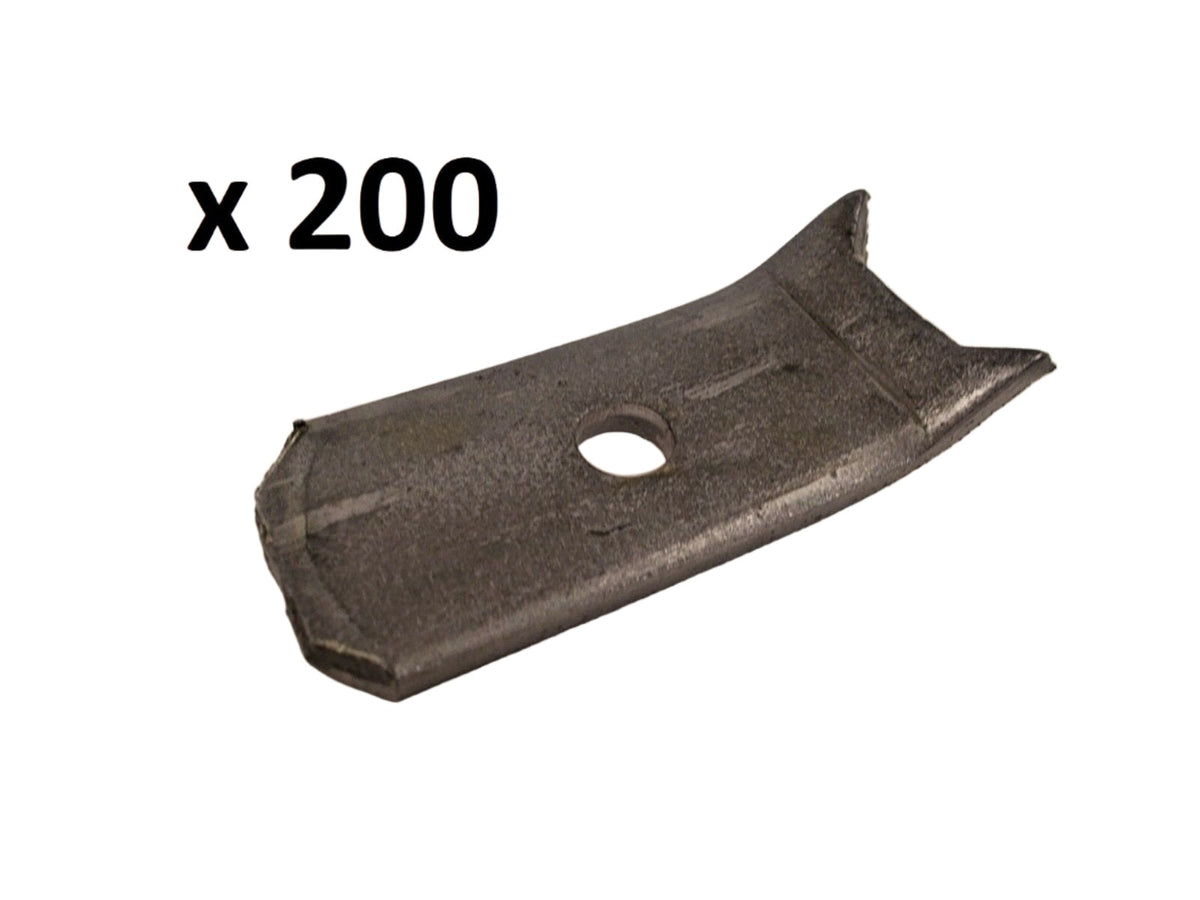 200 Pack Trailer Floor Hold Down Clips – Steel Bearclaw Wood Decking Clips (FC-1-200)