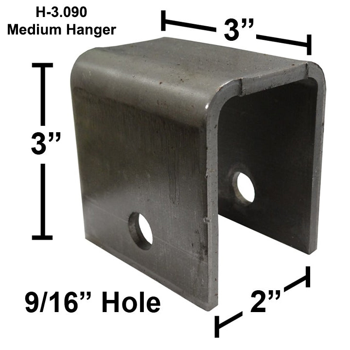 SHK-3A-WB-LE-2.0 Tri Axle Spring Hanger Kit w/2" Shackle Straps, Wet Bolts, Long Equalizers (SHK-3A-WB-LE-2.0)