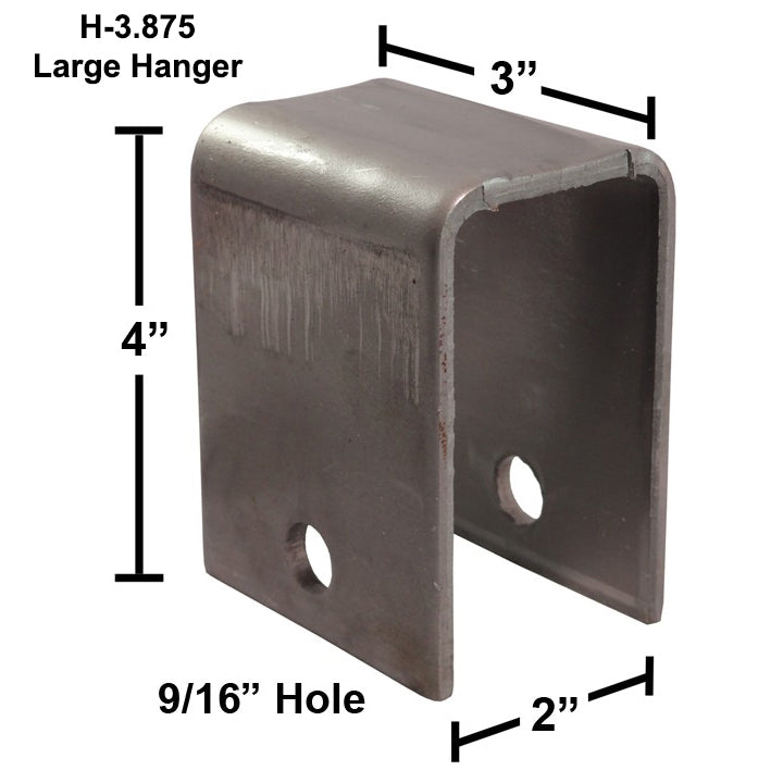 SHK-3A-WB-LE-2.0 Tri Axle Spring Hanger Kit w/2" Shackle Straps, Wet Bolts, Long Equalizers (SHK-3A-WB-LE-2.0)