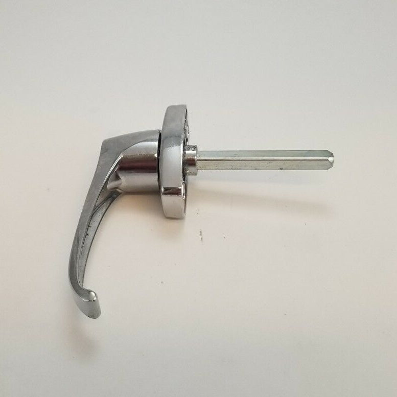 Universal Locking L-Handle with Chrome Finish for Trailer, Camper &amp; RV Doors (HL20136)