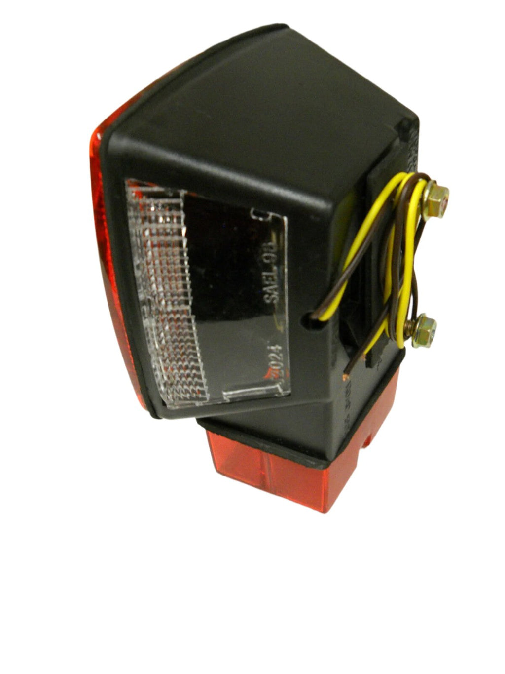 Pair of 4" Square Over 80 LED Box Red Stop Turn Tail Boat Red Brake RV Camper (J-20445 + J-20445-L)