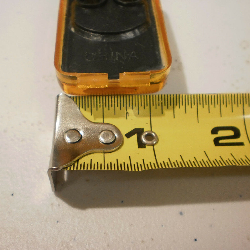 1.2 x 2.5 Amber LED Snap in Trailer Marker Light Truck Camper Horse RV Rice (J-5735-A)