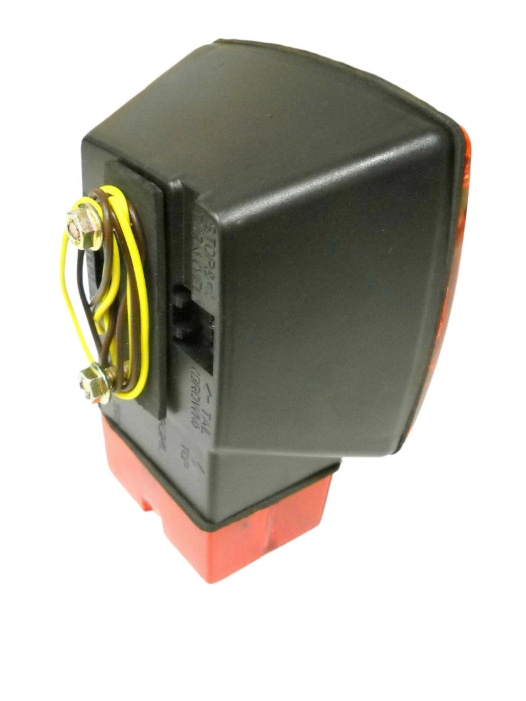 Pair of 4" Square Over 80 LED Box Red Stop Turn Tail Boat Red Brake RV Camper (J-20445 + J-20445-L)