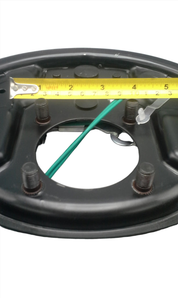 2-5x5 5 Lug 3500# Drums with Dexter 10" Never Adjust Backing Plates Right and Left Sides (824907-B-FSA-DEX)