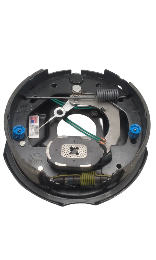 2-5x5 5 Lug 3500# Drums with Dexter 10" Never Adjust Backing Plates Right and Left Sides (824907-B-FSA-DEX)