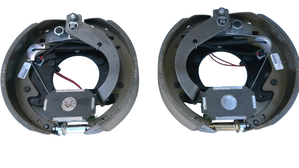 2 - 10K AL-KO 12-1/4"x3-1/2 Backing Plate Electric Brake K568255.1-2 ALKO Trailer 7290 (K568255-KIT)