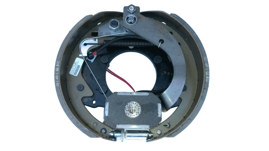 2 - 10K AL-KO 12-1/4"x3-1/2 Backing Plate Electric Brake K568255.1-2 ALKO Trailer 7290 (K568255-KIT)