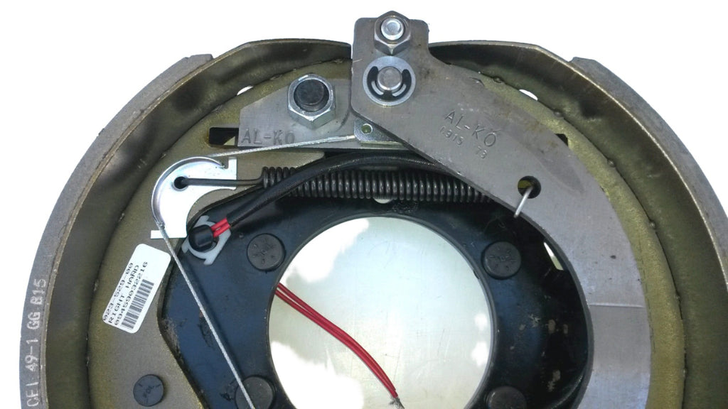 2 - 10K AL-KO 12-1/4"x3-1/2 Backing Plate Electric Brake K568255.1-2 ALKO Trailer 7290 (K568255-KIT)