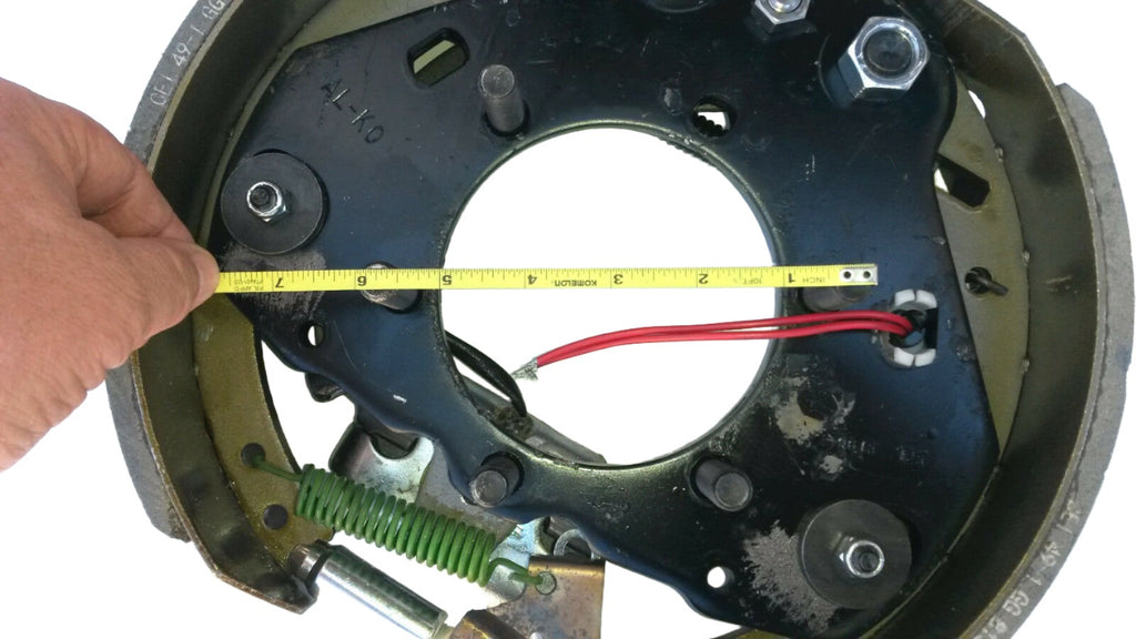 2 - 10K AL-KO 12-1/4"x3-1/2 Backing Plate Electric Brake K568255.1-2 ALKO Trailer 7290 (K568255-KIT)