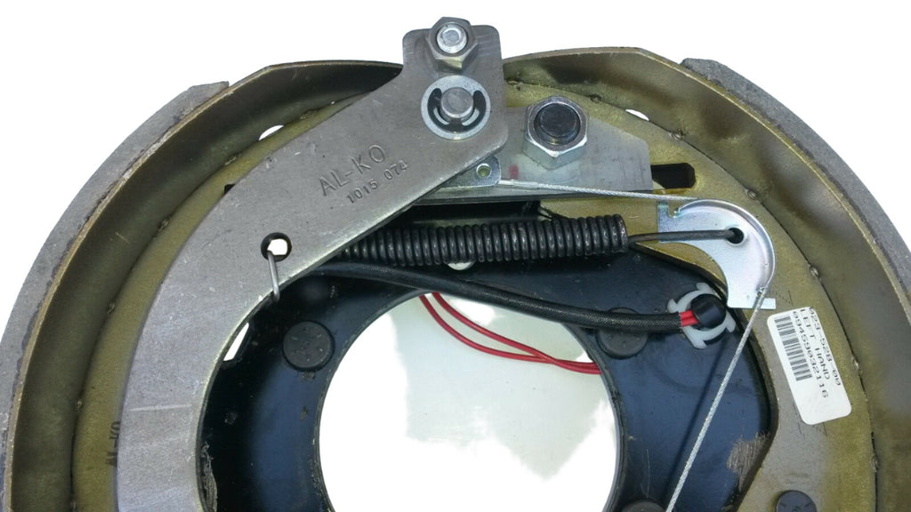 2 - 10K AL-KO 12-1/4"x3-1/2 Backing Plate Electric Brake K568255.1-2 ALKO Trailer 7290 (K568255-KIT)