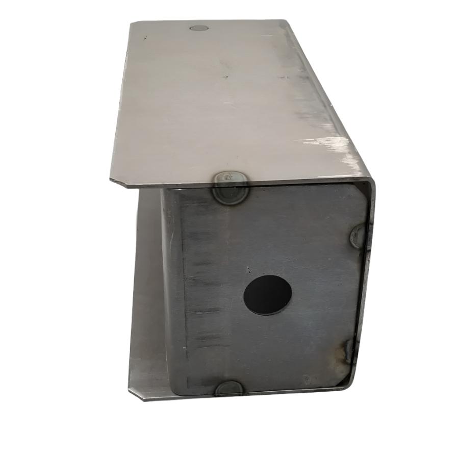 6" Oval Red Clear LED Stop Turn Steel Light Box Trailer License Plate Holder (LBK6-LIC-RCL)