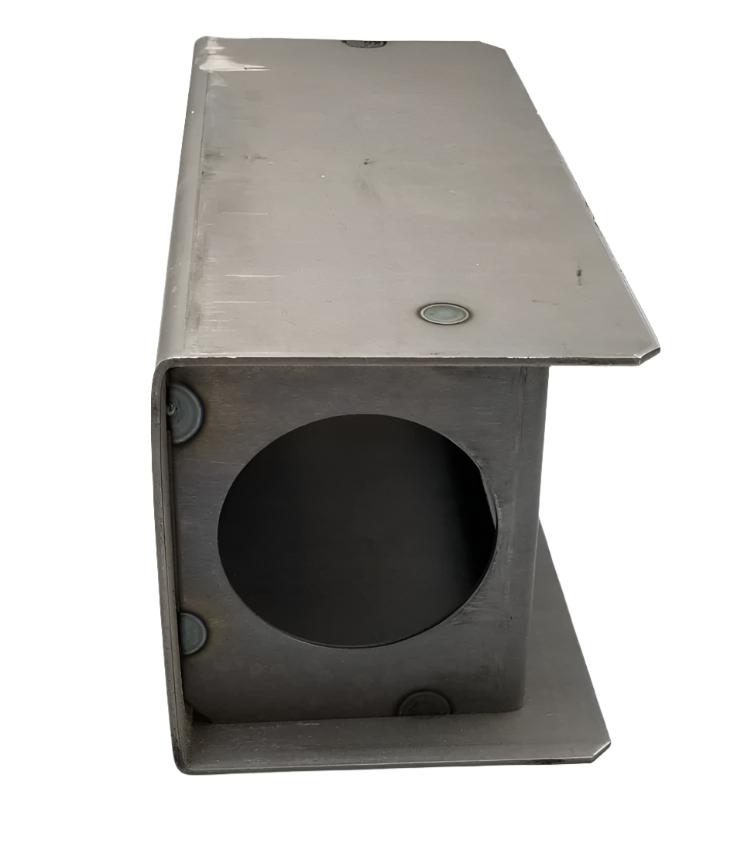 6" Oval Red Clear LED Stop Turn Steel Light Box Trailer License Plate Holder (LBK6-LIC-RCL)