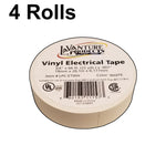 4 Rolls of White Electrical Tape 3/4 X 66ft Trailer RV Wires LaVanture (LPC-ETWH-4)