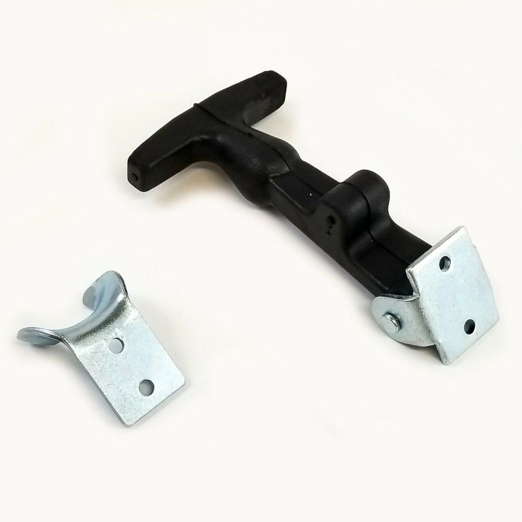 Rubber Hood Catch and Steel Bracket - Trailer & Variety Use Latch (LWJ201A)