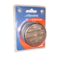 Maxxima 2" Round White 9 LED RV Truck Courtesy Light (M09100WCL-KIT)