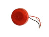 1 -2 1/2 Red LED Round AUX Sealed Stop Turn Tail Light STT Trailer Camper RV (M11300RAS-KIT)