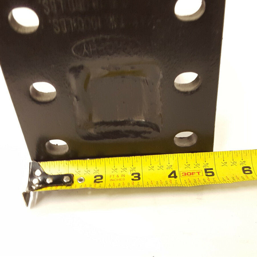 Brophy Adjustable Pintle Mount Plate 10K 2" Shank 12-1/2" Hitch Plate (P122)