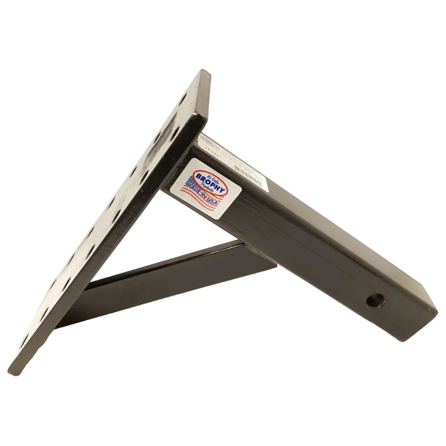 Brophy Adjustable Pintle Mount Plate 10K 2" Shank 12-1/2" Hitch Plate (P122)