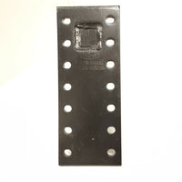 Brophy Adjustable Pintle Mount Plate 10K 2" Shank 12-1/2" Hitch Plate (P122)