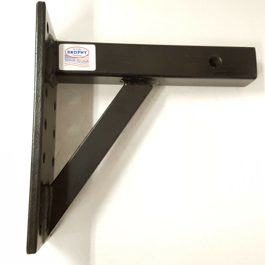 Brophy Adjustable Pintle Mount Plate 10K 2" Shank 12-1/2" Hitch Plate (P122)