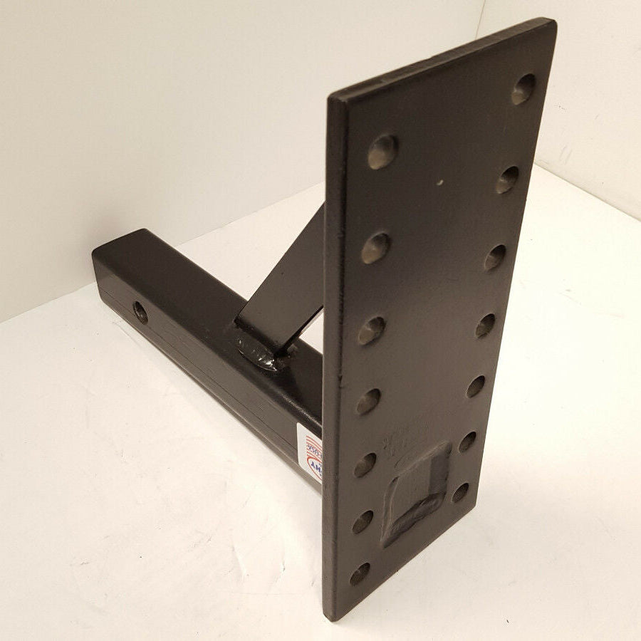 Brophy Adjustable Pintle Mount Plate 10K 2" Shank 12-1/2" Hitch Plate (P122)