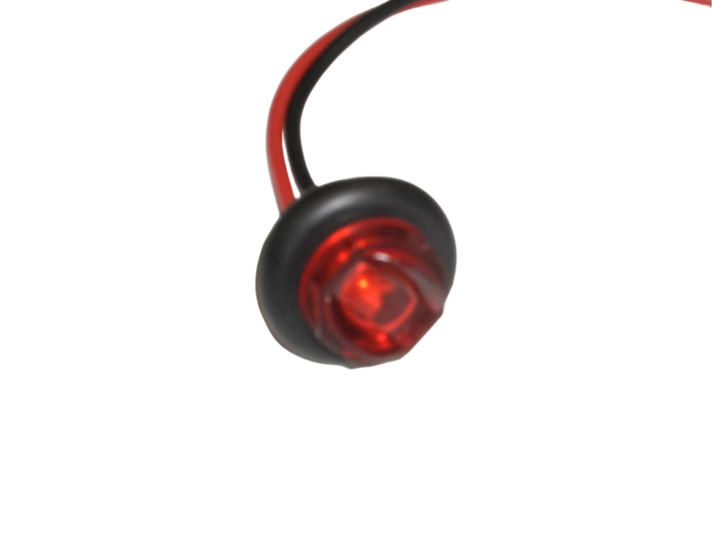 10 -  J-53-R Jammy 3/4" Red LED Marker Lights (J-53-R-LOTOF10)