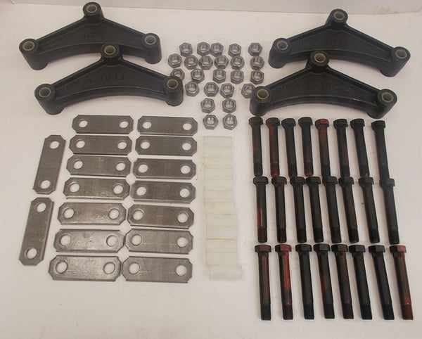 Tri Axle Trailer Spring Suspension Rebuild Kit Repair Replace Three 3.5 Bolts (SRK-3A-35B-LE)