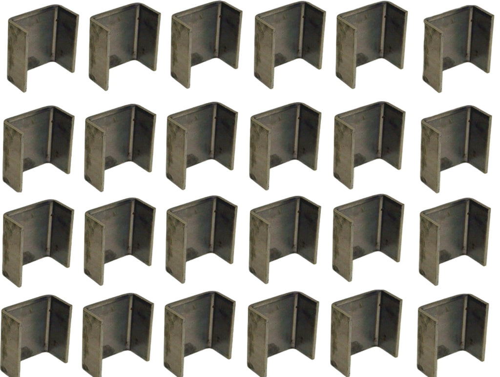 24 – 2×4 Weld-On Steel Stake Pockets (7-Gauge / 3?16") (STK-7GA-24)