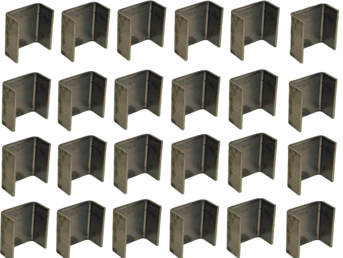 24 – 2×4 Weld-On Steel Stake Pockets (7-Gauge / 3?16") (STK-7GA-24)