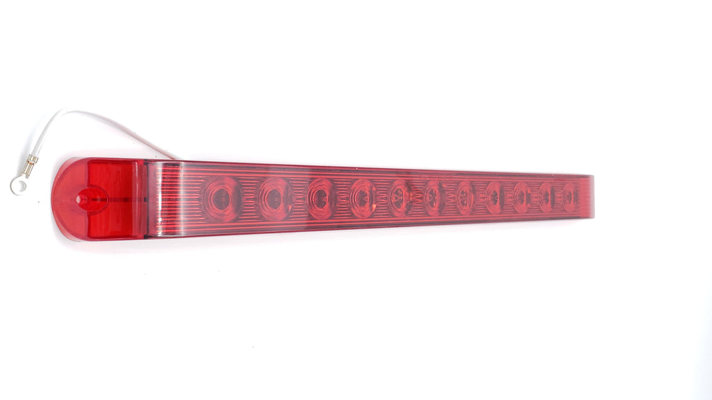 2- 17" Optronics GlowLight Red 11 Diode LED STT Light Sealed Trailer RV Truck (STL-79RB-L2)