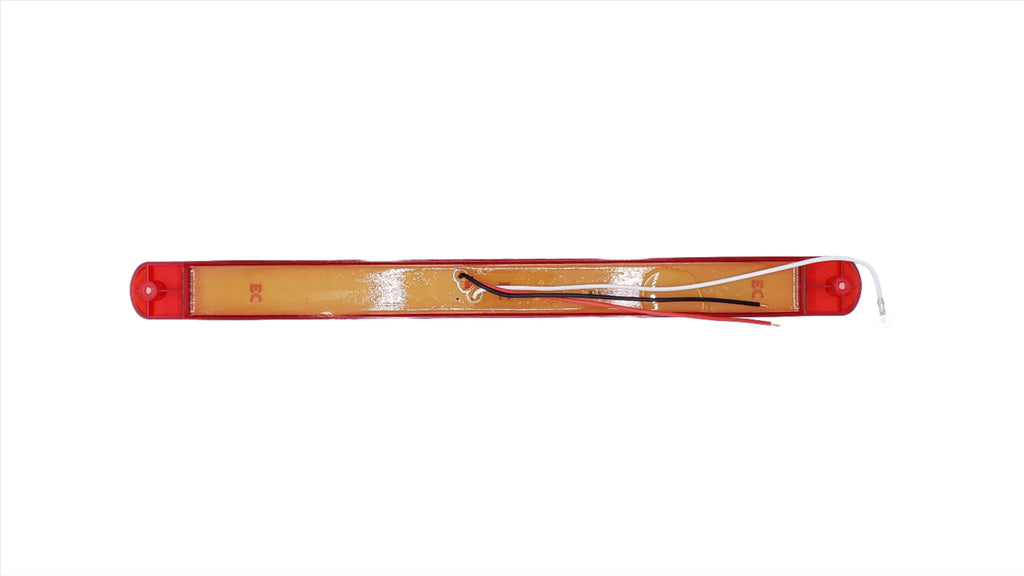 2- 17" Optronics GlowLight Red 11 Diode LED STT Light Sealed Trailer RV Truck (STL-79RB-L2)