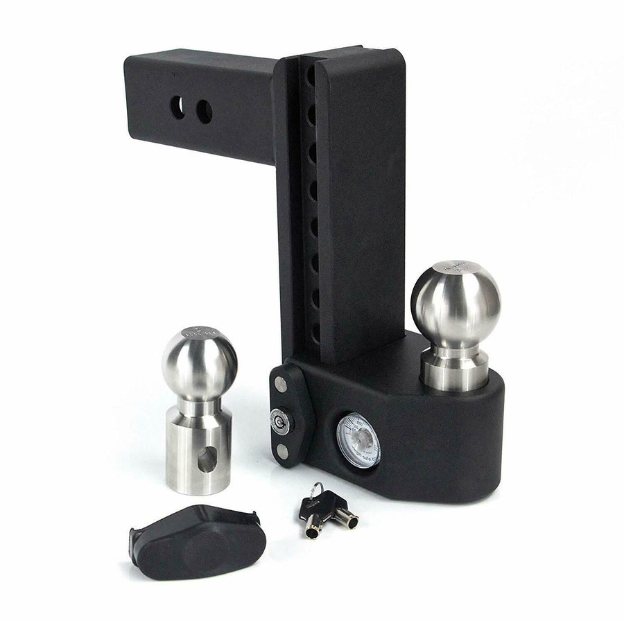 Weigh Safe Stainless Steel 8" Drop Ball Mount 2" Shank w/ Built in Scale (SWS8-2)